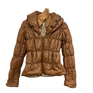 Helena Quinn Lambskin Jacket XS - Deep Brown Silk Lined